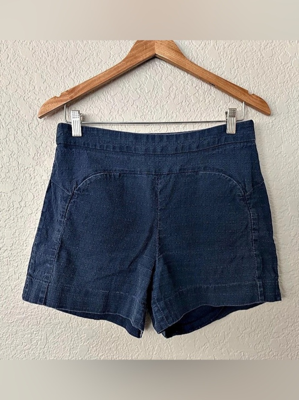 Cartonnier textured Shorts in Blue Small